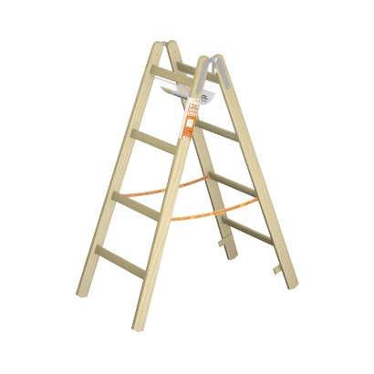 Sprossenstehleiter Holz